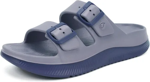 Vista 11 de ONCAI Womens Recovery Sandals with Arch Support Plantar Fasciitis Orthotic Adjustable Buckle Open Toe Thick Cushion Outdoor Girls Sport Slides