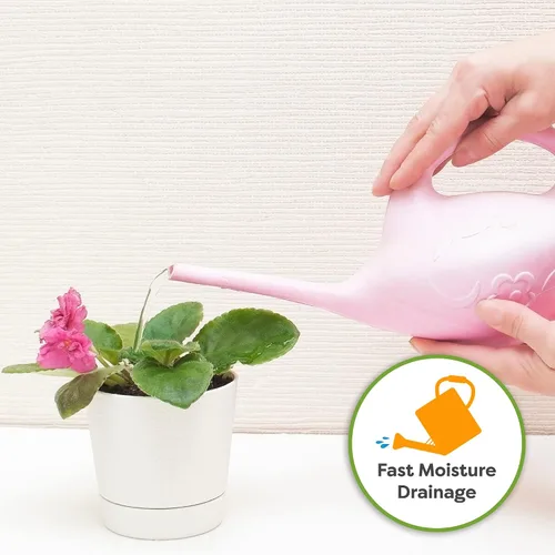 Vista 4 de Perfect Plants Sustrato para macetas de violeta africana de 2 cuartos Mezcla de plantas orgánicas perfectamente elaboradas para violetas