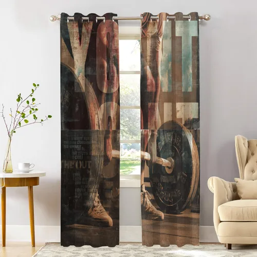 Vista 21 de Shrahala Orange Autumn Autumn Blackout Curtain Tiers, Fall Kitchen Valance Light Blocking Tier Drapes with Rod Pocket, 2 Pack 26 X 24 in