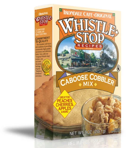 Vista 7 de Recetas originales de WhistleStop Cafe Mezcla de masa Caboose Cobbler (caja de 6)