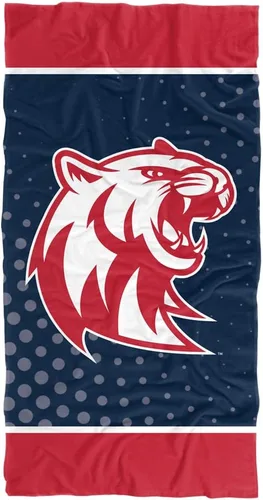 Vista 76 de LOGOVISION Manta Abilene Christian University, 30x60 Logo Dots CottonFront/PolyBackBeachTowel
