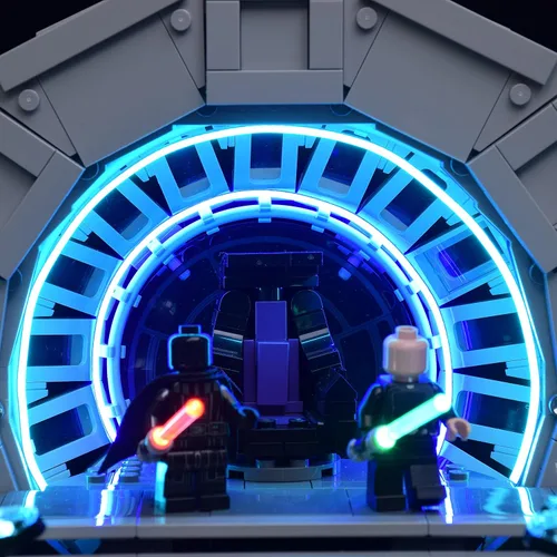 Vista 3 de LightGo Kit de iluminación LED diseñado para Lego 75352 Emperor's Throne Room Diorama Building Set - No incluye modelo (versión remota)