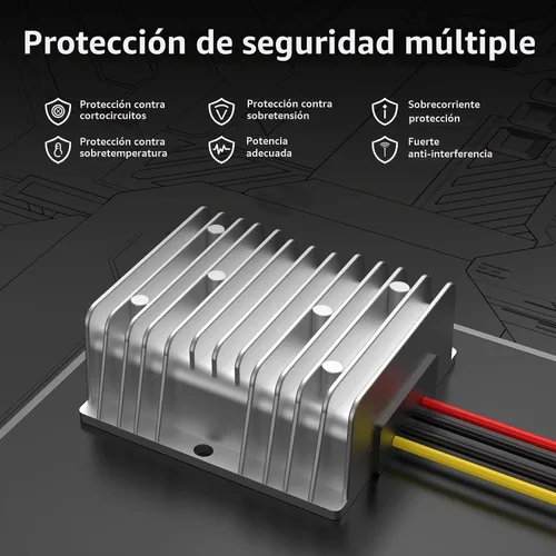 Vista 2 de DC 12V Boost a 19V 10A 190W Convertidor Boost Convertidor de Energía Módulo Impermeable Transformador se usa para carrito de golf y otros vehículos