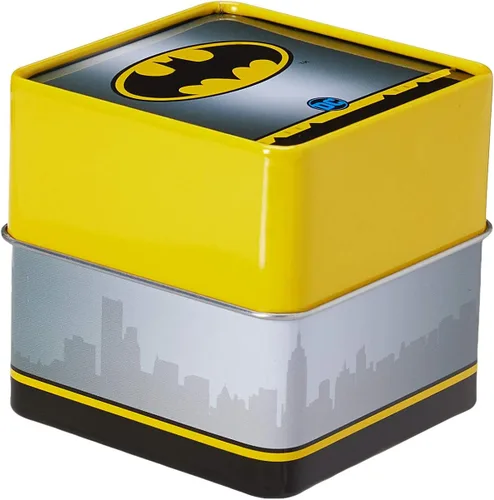 Vista 5 de Batman BAT9152 reloj para aprender la hora con banda de goma negro para niños