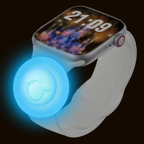 Vista 9 de Compatible con el adaptador de soporte de banda mágica de Disney, suave y elástico, accesorios de reloj tradicionales compatibles con Disney Parks 1