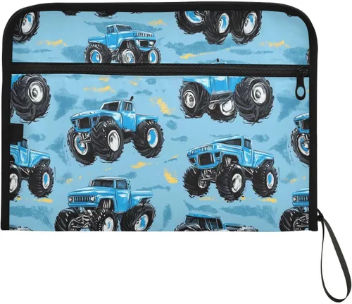 Vista 13 de Gredecor 13 Pockets File Folder Organizer A4/Letter Water Resistant Document Bag with Zipper Filing Folder Expanding File Pouch Storage for School