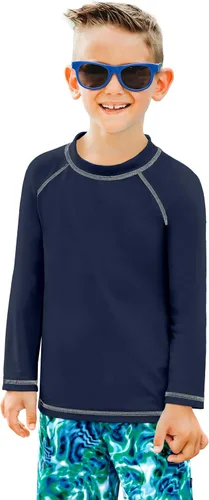 Vista 17 de City Threads camisa de manga larga con protección solar SPF 50+, peplo, rash guard para niña