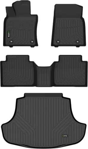 Vista 101 de Alfombrilla de maletero para todo tipo de clima para Mazda CX-30 2020-2025 2026, accesorios de maletero de auto de ajuste personalizado - Negro