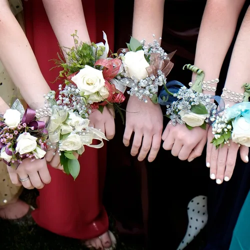 Vista 7 de Waydress Pulsera de pulsera elástica de perlas para boda, ramillete de perlas, pulsera elástica de perlas para boda