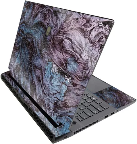 Vista 352 de MightySkins - Skin brillante con purpurina para Alienware M17 R3 (2020) y M17 R4 (2021) - Diversión de los años 90 Acabado duradero con purpurina