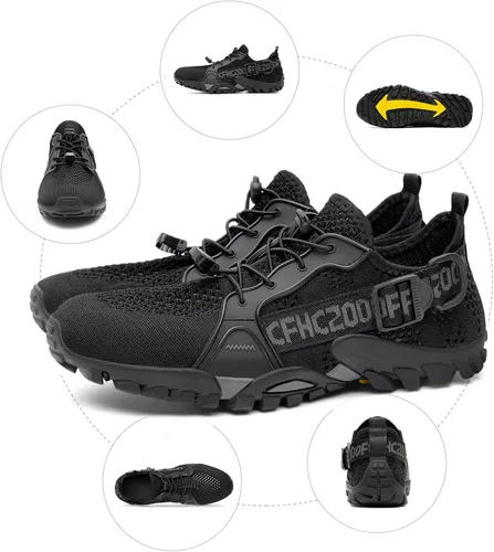 Vista 6 de SOBASO Zapatos de agua para mujer, secado rápido, senderismo, natación, playa, río, zapatos para pesca, deportes acuáticos, buceo, vela, viajes