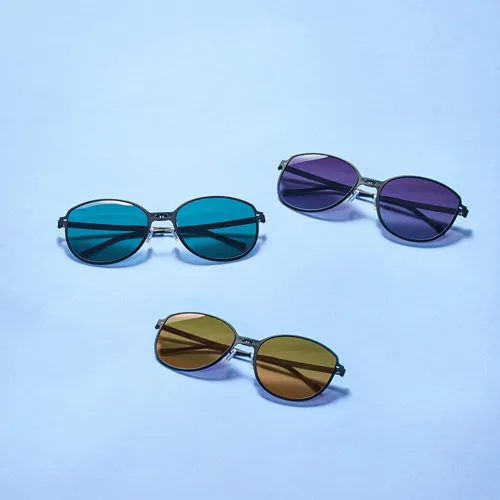 Vista 8 de Lentes de sol plegables ultraligeros para hombres y mujeres, marco de metal, polarizados, protección UV400, lentes antirreflejos SNO4M339T