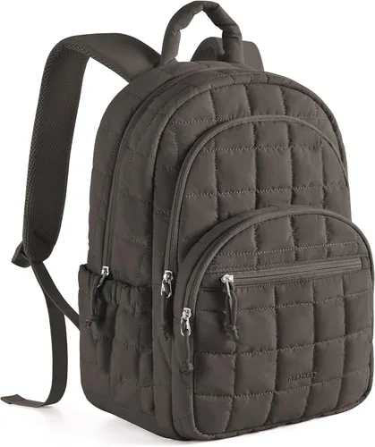 Vista 26 de BAGSMART Mochila de viaje para mujer, mochila universitaria para laptop de Negro