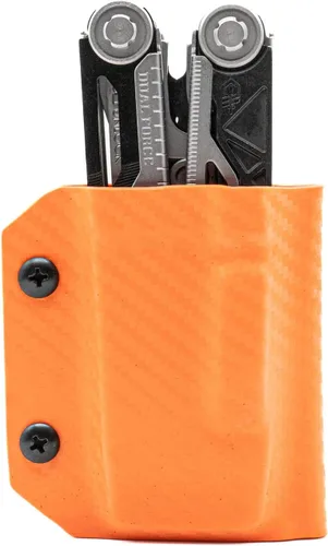Vista 9 de Clip & Carry Kydex - Funda multiherramienta para Gerber Dual-Force, fabricada en Estados Unidos, funda para múltiples herramientas, color negro