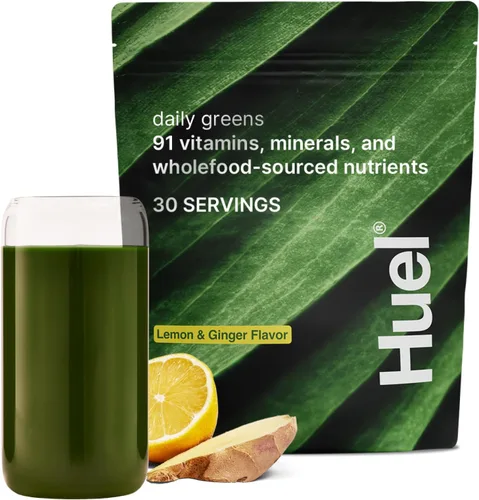 Vista 10 de Huel Daily Greens Superfood Greens Powder 12 paquetes de porciones individuales