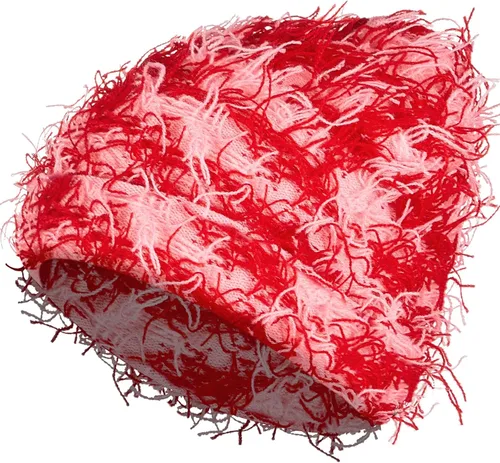 Vista 19 de Chuarry Distressed Knitted Beanie Fuzzy Winter Hat Albaricoque surtido
