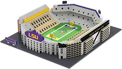 Vista 6 de FOCO NCAA Unisex NCAA College 3D BRXLZ Puzzle Team Football Stadium