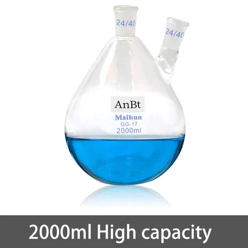 Vista 3 de Kits de cristalería del purificador del destilador del agua del aparato de la destilación del aceite esencial del laboratorio 67.6 fl oz W/tubo