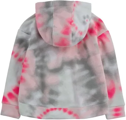 Vista 2 de Nike Chaqueta de forro polar con teñido anudado para niña (niños pequeños)