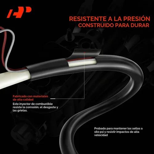 Vista 3 de A-Premium Conjunto de inyector de combustible compatible con Chevrolet