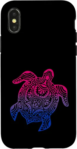 Vista 4 de iPhone 15 Bisexual Pride Sutil Bi LGBTQ Orgullo Gay Lindo Tortuga LGBT Caso