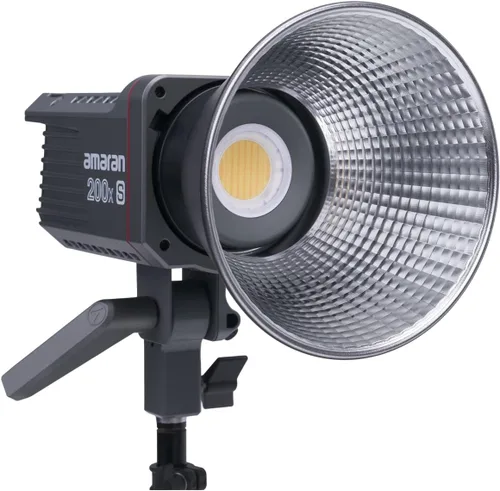 Vista 4 de amaran 200x S 200W - Luz de video LED bicolor, control de aplicación Bluetooth, luz de estudio, fuente de alimentación CC/CA, montaje Bowens