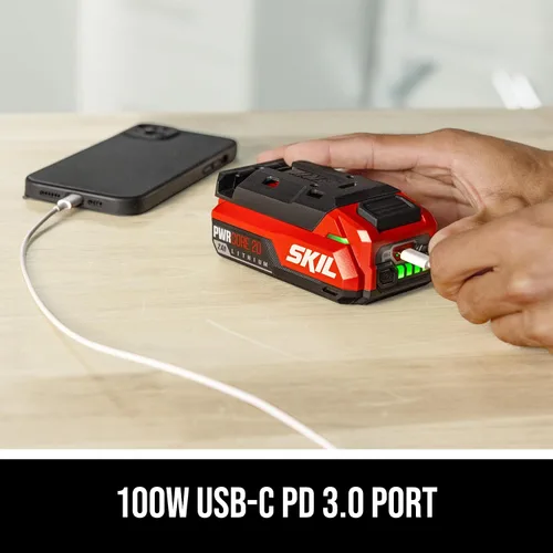 Vista 2 de Skil - Batería de 20 V, 2 Ah, USB tipo C, BY5100B-00