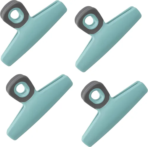 Vista 14 de COOK WITH COLOR Clips para alimentos – Clips anchos y resistentes, clips grandes para bolsas para almacenamiento de alimentos con agarre hermético