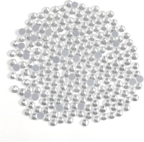 Vista 110 de 6000 PIEZAS Diamantes de Imitación Hotfix a Granel, Diamantes Naranja para Manualidades y Ropa, Diamantes de Imitación para Decoración DIY, SS10