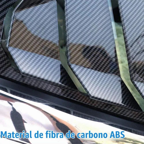 Vista 3 de XITER 2 rejillas de ventana lateral trasera para Nissan Altima2019-2026 Fibra de carbono