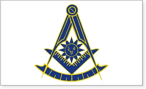 Vista 8 de CafePress Pegatina rectangular para parachoques de Freemason Past Master