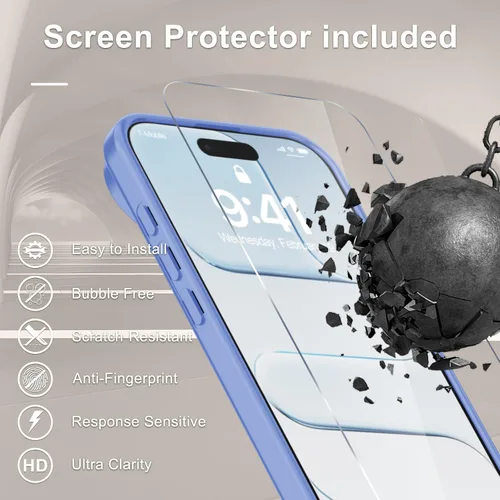 Vista 855 de Funda para Google Pixel 10 Pro XL, cubierta magnética mate, color negro Fit for MagSafe, Screen Protector included, Shockproof Military Grade