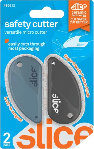 Vista 12 de Slice Micro cortador de seguridad Cortador de caja de cerámica seguro que dura 11 veces más que el metal Abrecajas de llavero 1 paquete