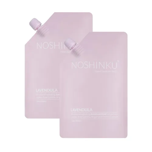 Vista 10 de Noshinku Recambio de desinfectante de manos en aerosol para bolsillo, desinfectante de manos hidratante natural con 70% de alcohol derivado de caña