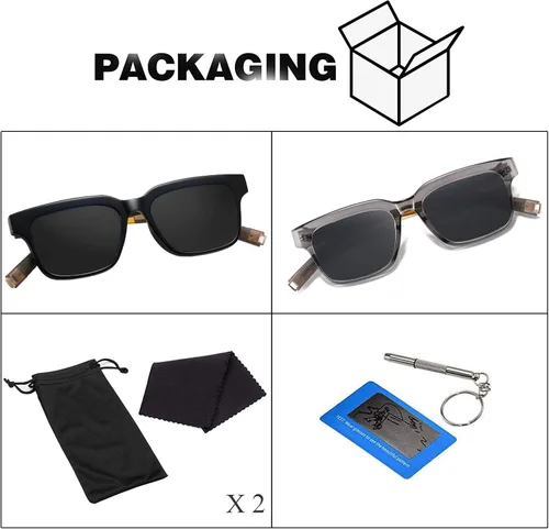 Vista 7 de Gafas de sol polarizadas para hombres y mujeres ligeras TR90 con montura para correr ciclismo pesca conducción golf deportes