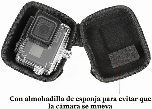Vista 6 de Estuche rígido de transporte para GoPro Hero 13 12 11 10 Mission 1 Pro