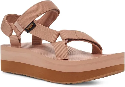 Vista 56 de Sandalia Teva de plataforma universal para mujer Balance Oliva Quemada