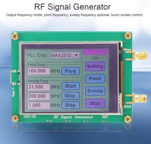 Vista 3 de módulo de generador de frecuencia de poco ruido de la alta estabilidad de la fuente del RF de los 23.5-6000M para los usos del sensor