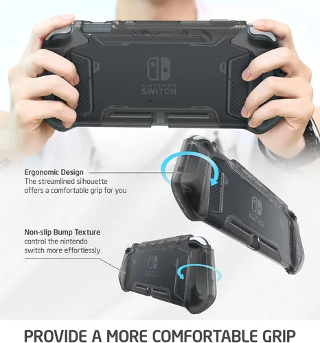 Vista 5 de Mumba Funda de agarre para Nintendo Switch Lite, serie Blade TPU funda protectora portátil, accesorios compatibles con consola Switch Lite versión