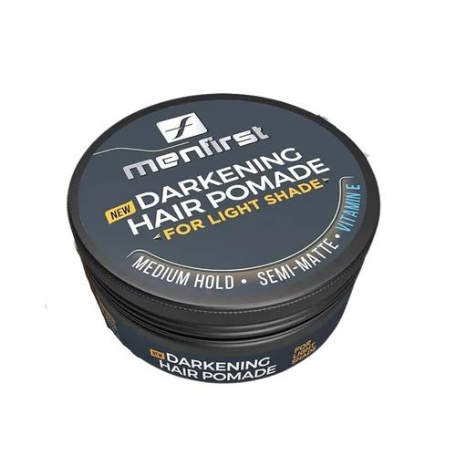Vista 12 de MENFIRST Pomada para el cabello y la barba para hombres - Cobertura gris Dark Shades
