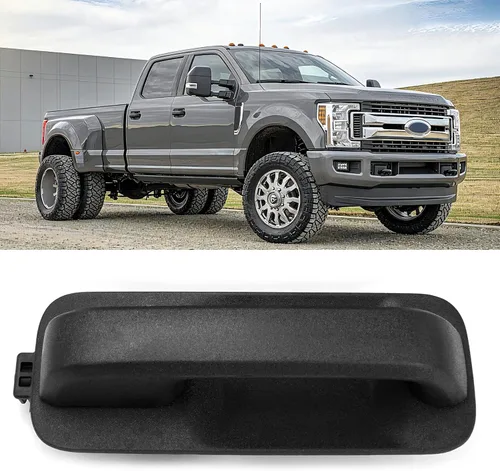 Vista 13 de Moonlinks - Manija de puerta trasera izquierda compatible con Ford F150 2015-2020 F150 Left Rear Door Handle Replacement Chrome Palanca cromada.