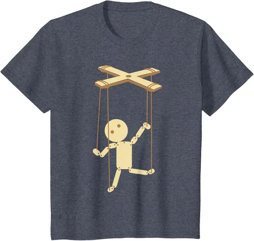 Vista 65 de Puppeteering - Camiseta de marionetas Ventrílocuo de tiriteros, Negro, S