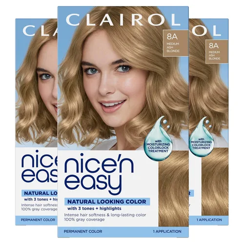 Vista 82 de Clairol Nice'n Easy Tinte Permanente para el Cabello, 11 Rubio Ultra Claro, Paquete de 3