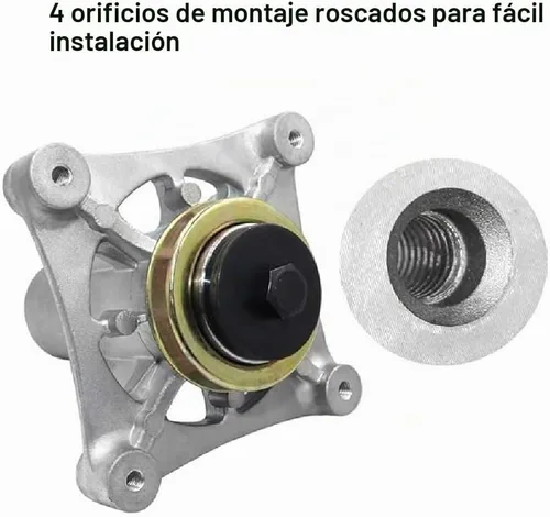 Vista 4 de Compatible con Husqvarna OEM - Conjunto de husillo de repuesto compatible con Ariens21546238, 21546299, 587819701. Compatible con modelos AYP de 42