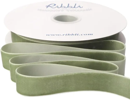 Vista 39 de Ribbli - Cinta de terciopelo negro de 1 pulgada, carrete continuo de 25 yardas, cinta de Navidad negra para envoltorios de regalos, manualidades