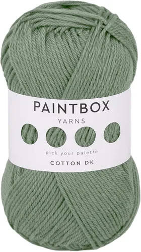 Vista 30 de Paintbox Yarns - Hilo 100% algodón DK, 1.76 onzas, 137 yardas, 410.1 ft #401 Papel blanco