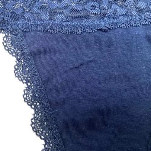 Vista 6 de Ropa interior posparto de cintura alta y bragas de maternidad para mujer tanga de algodón de encaje retro