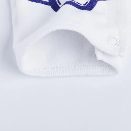 Vista 3 de 2pcs Bebé Niño Niña Mono Una Pieza Mameluco Astronauta Traje Con Sombrero Blanco 66 3-6M