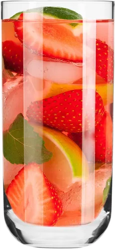 Vista 7 de Krosno Juego de 6 vasos de agua, 12.1 onzas, colección Glamour Agua 12.1 oz (juego de 6)