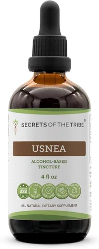 Vista 7 de Secrets of the Tribe Usnea Tintura Extracto de alcohol, Usnea (Usnea spp.) Liquen seco 2 oz